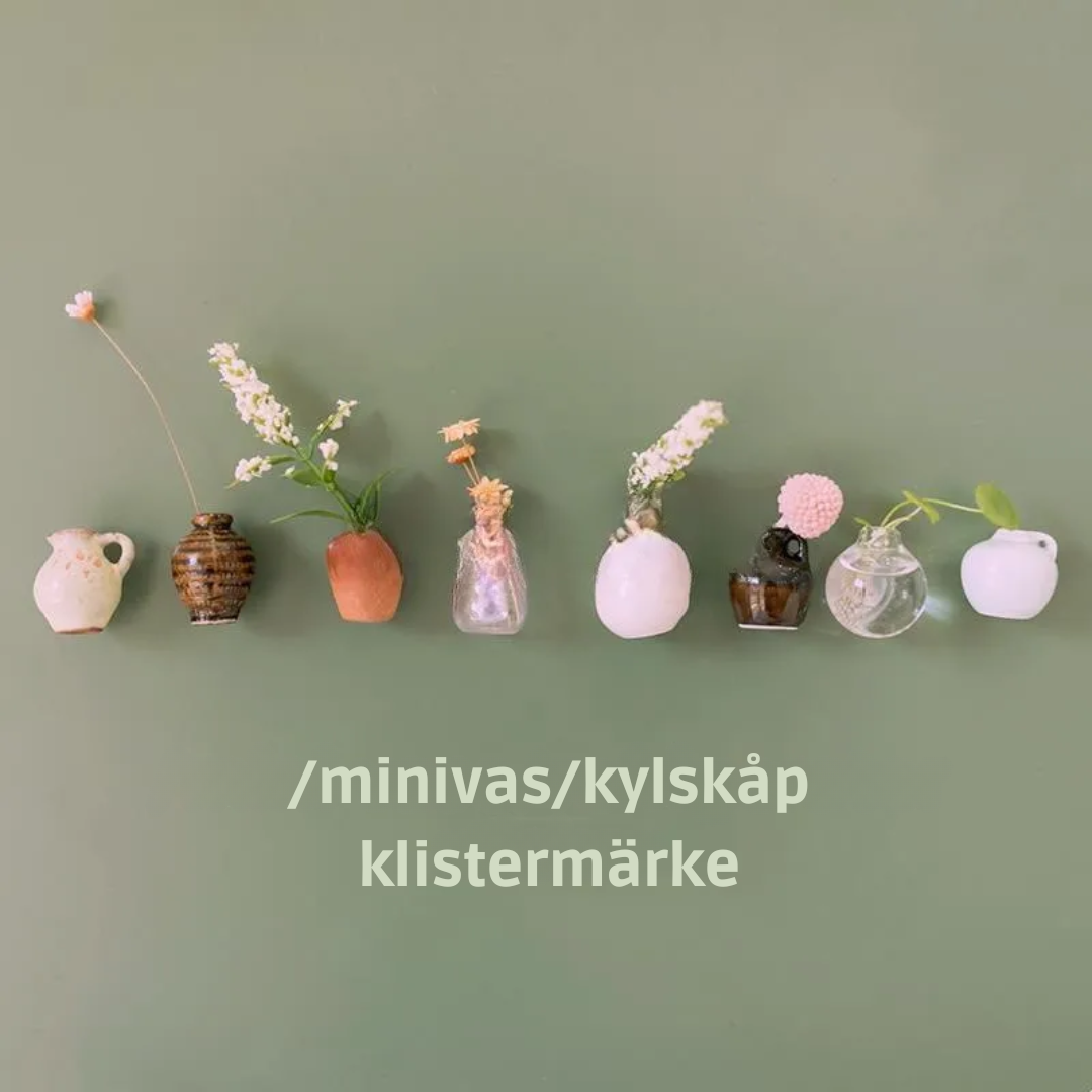 Magnatvas™ – Litet blomvas till kylskåpet
