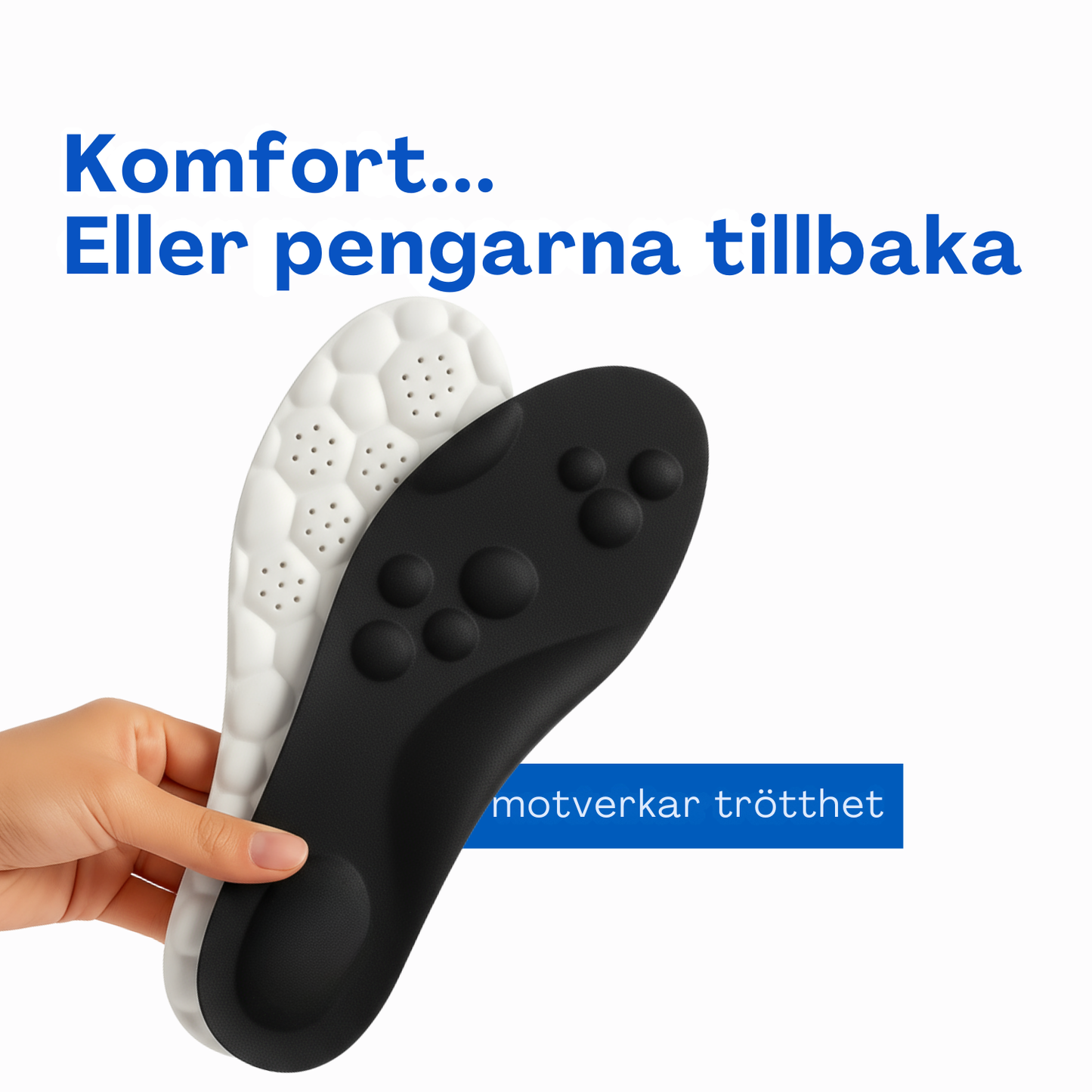 Svenska Hälsosulan™- Eliminerar fotvärk och ger omedelbar avlastning för häl och rygg