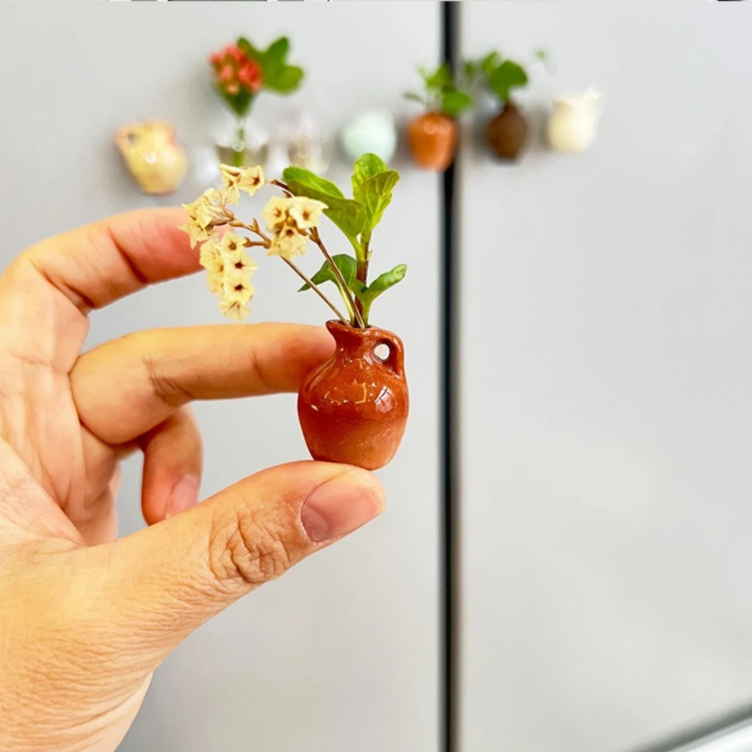 Magnatvas™ – Litet blomvas till kylskåpet