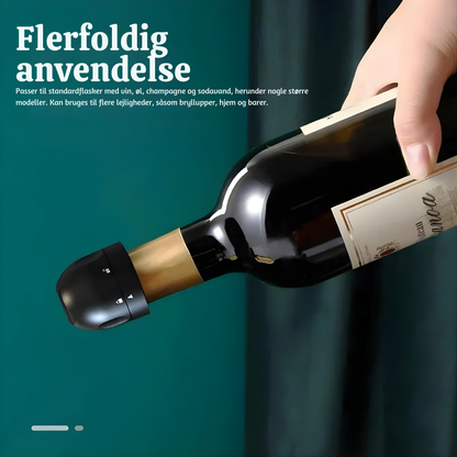 VinoLock™ – Roterande lufttät förslutare för vin- och dryckesflaskor