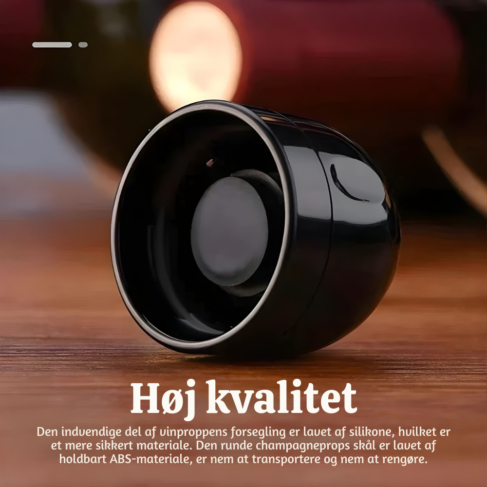 VinoLock™ – Roterande lufttät förslutare för vin- och dryckesflaskor