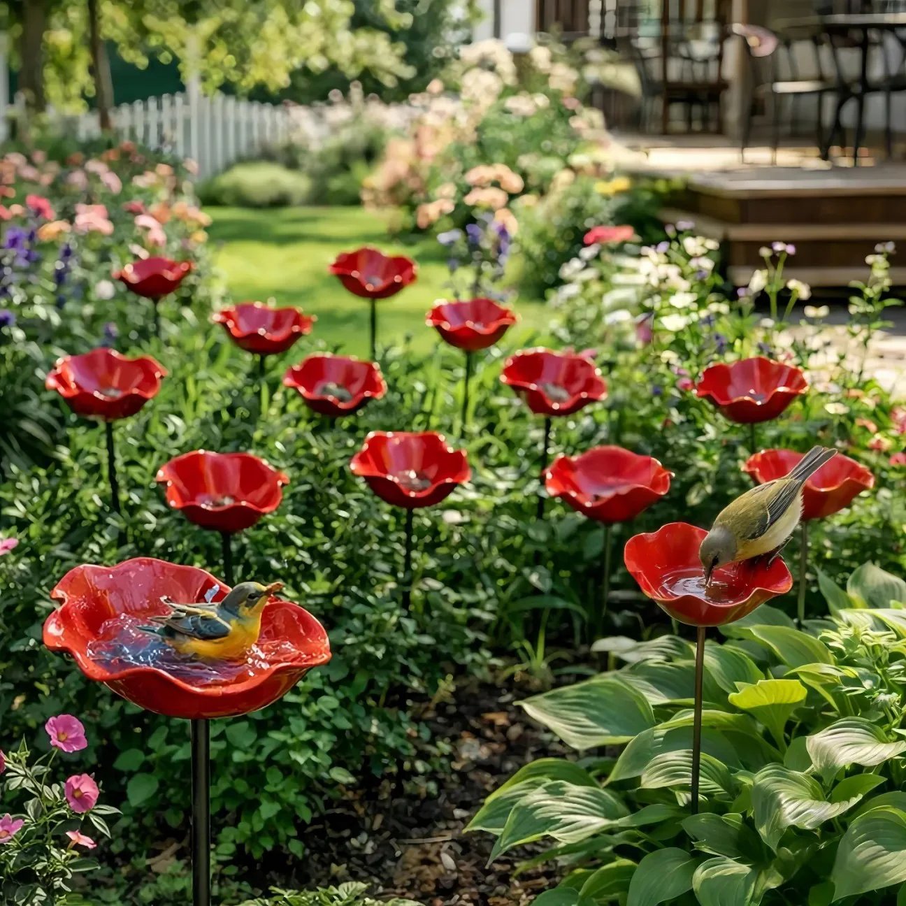 NordicBloom™ – Botanisk vattenstation för fåglar, bin och fjärilar