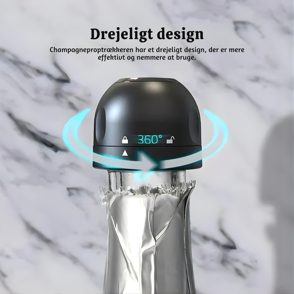 VinoLock™ – Roterande lufttät förslutare för vin- och dryckesflaskor