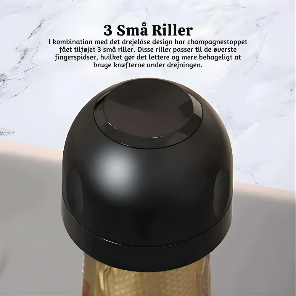 VinoLock™ – Roterande lufttät förslutare för vin- och dryckesflaskor