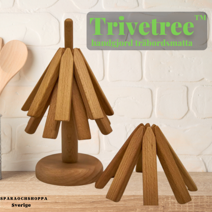 Trivetree™ – Bordsunderlägg i trä och värmetåliga bordsunderlägg