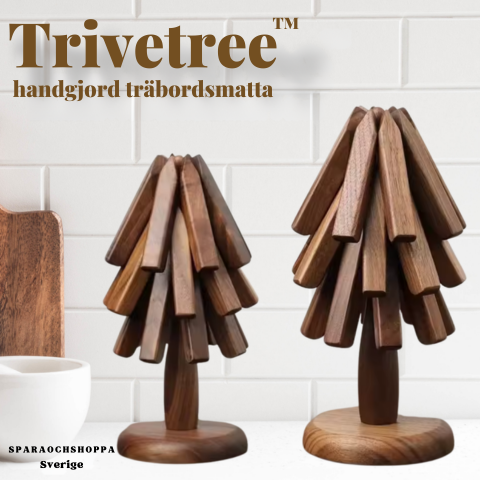 Trivetree™ – Bordsunderlägg i trä och värmetåliga bordsunderlägg