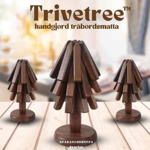 Trivetree™ – Bordsunderlägg i trä och värmetåliga bordsunderlägg
