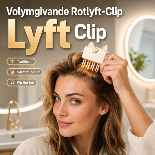 VolymLyft™ – Sladdlös värmeklämma för fylligare hårvolym