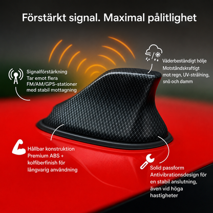 ProWave Hajfena - kombinerar en elegant design med en verklig förbättring av radiomottagningen.