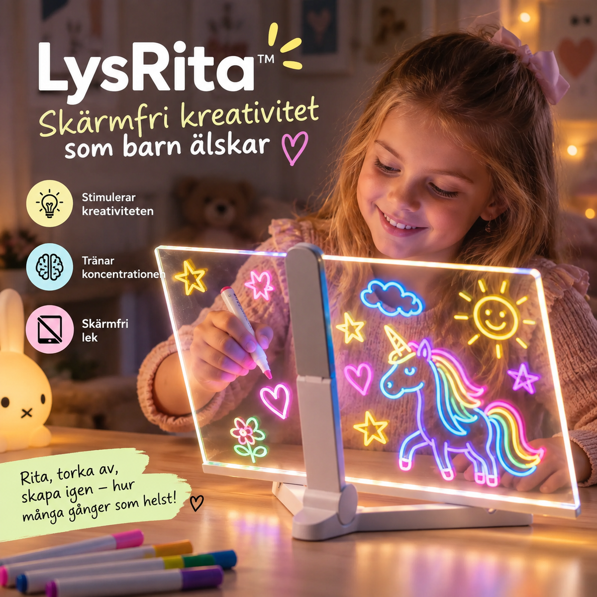 LysRita™ – Kreativ lek utan skärm