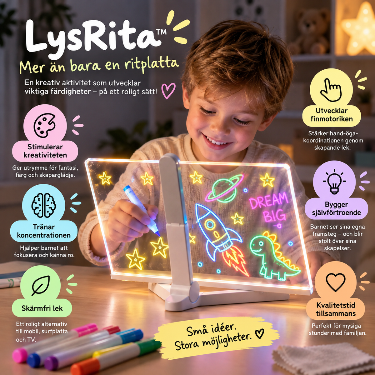 LysRita™ – Kreativ lek utan skärm