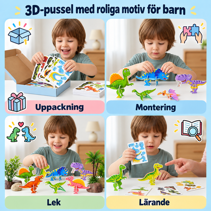 PusselKul™ – Kreativt 3D-pussel för barn