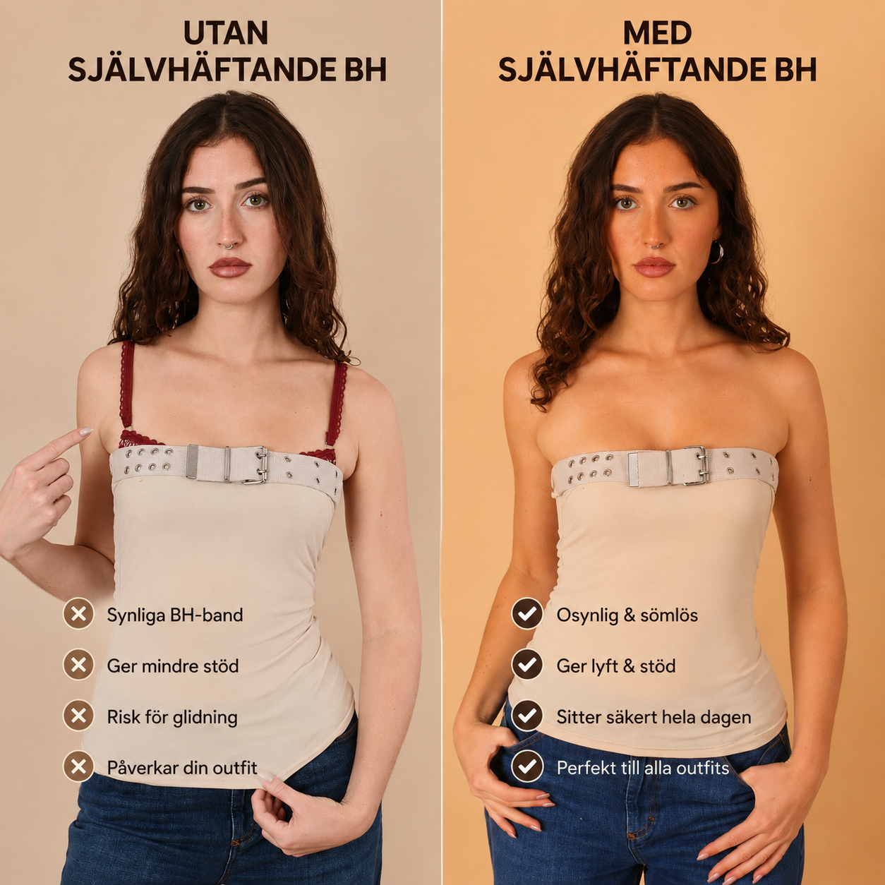 LumiLift™ – Självhäftande Push-Up BH