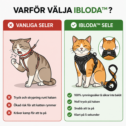 KattTrygg™ – Säker och bekväm kattsele för äventyr tillsammans