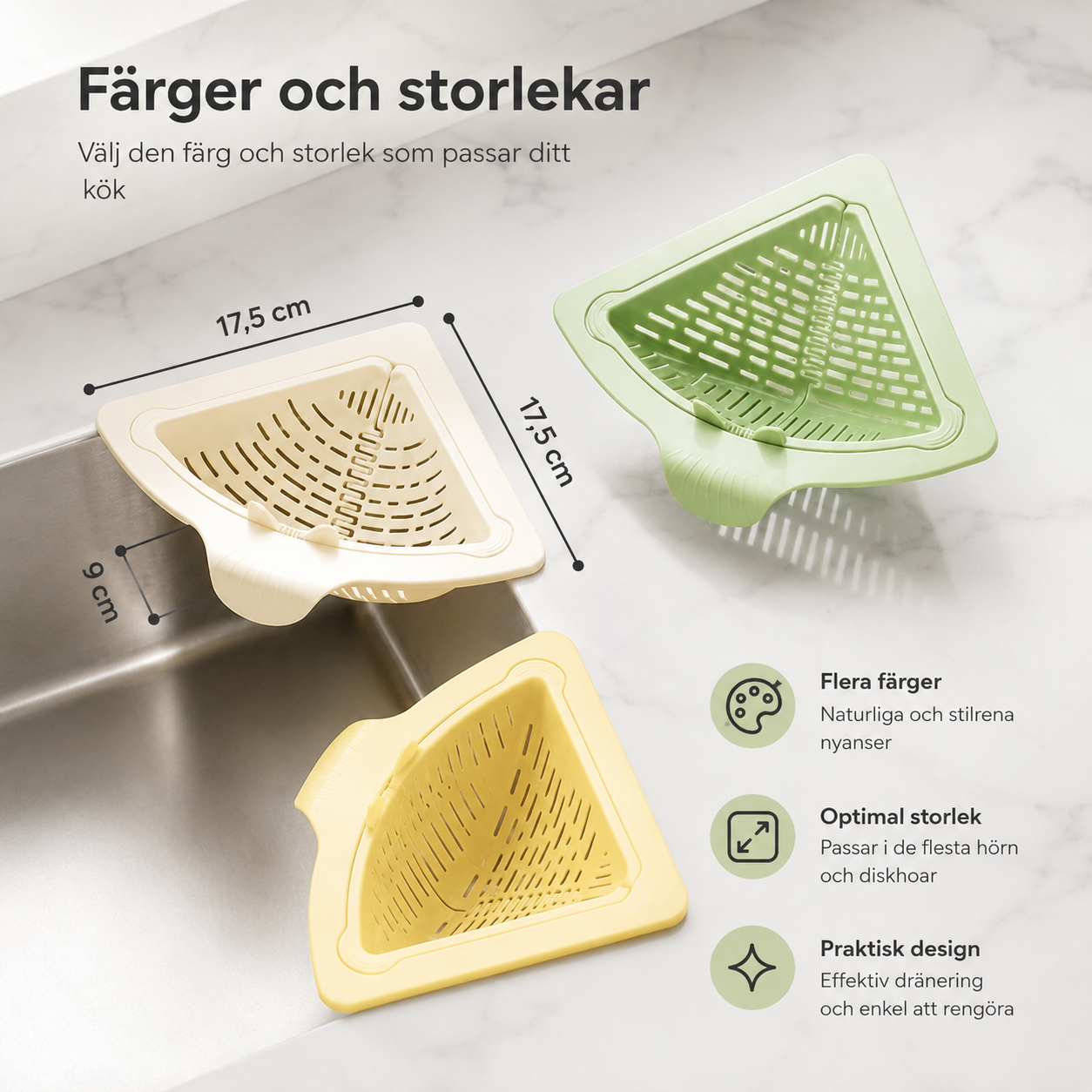 DiskHörn™ – Förvandla hörnet vid diskhon till smart förvaring och effektiv avrinning
