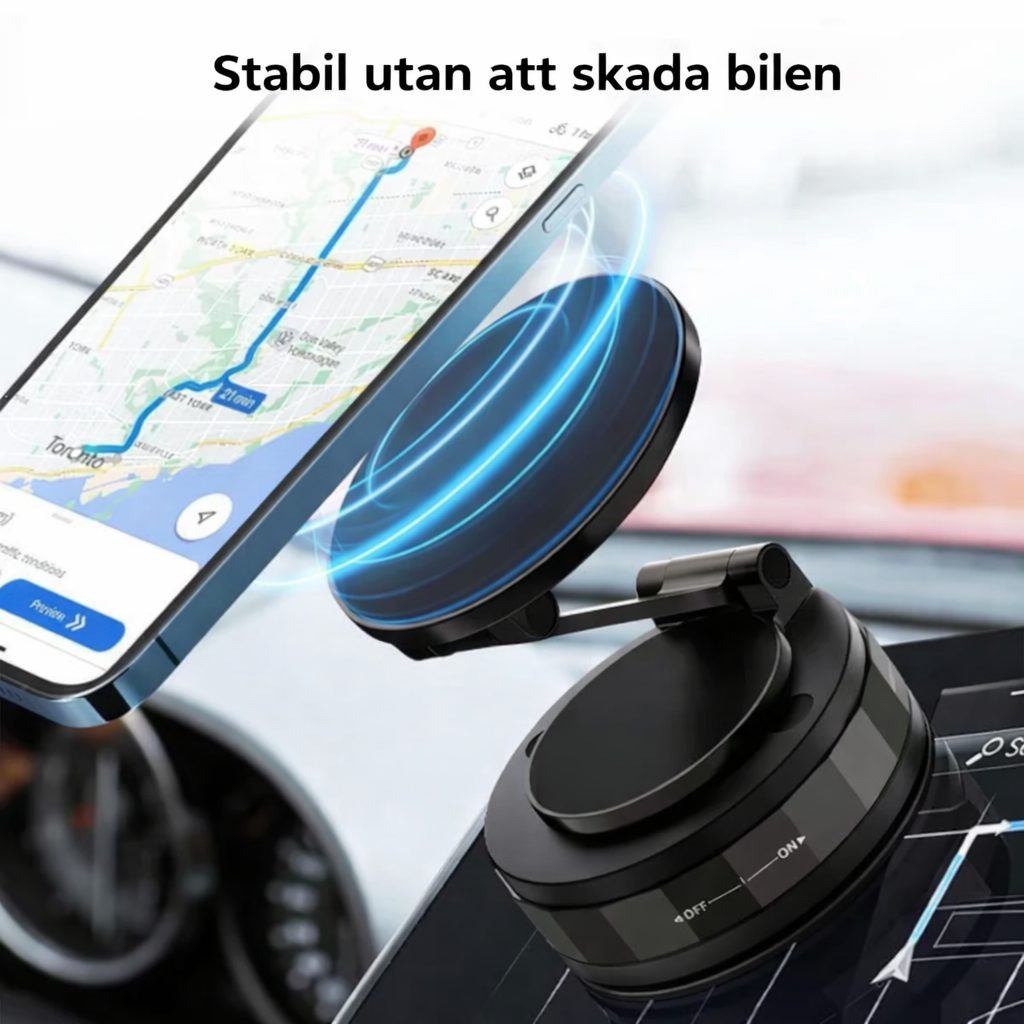 TryggGrip™ – Magnetisk telefonhållare för bilen