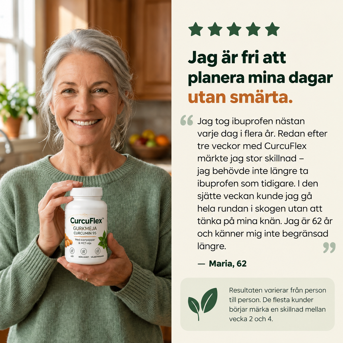 CurcuFlex™ – Gurkmeja med 95 % curcuminoider