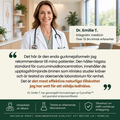 CurcuFlex™ – Gurkmeja med 95 % curcuminoider