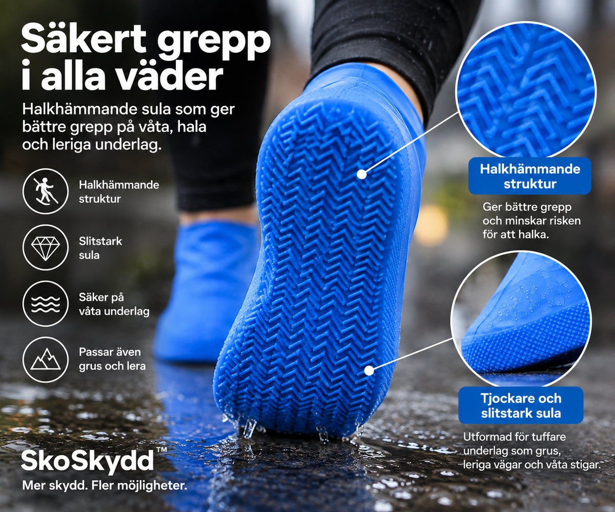SkoSkydd™ – Skydda dina skor mot regn, lera och smuts