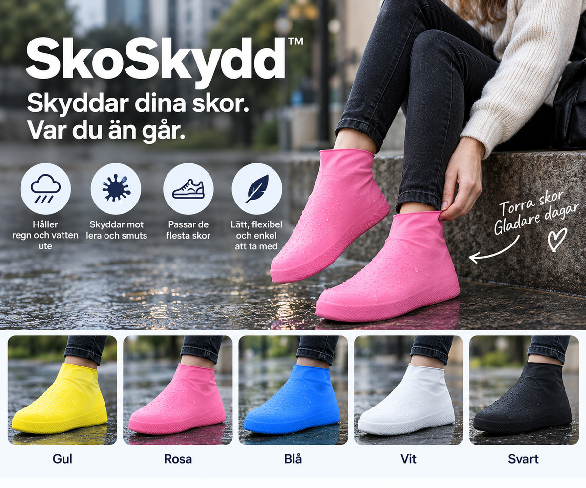 SkoSkydd™ – Skydda dina skor mot regn, lera och smuts