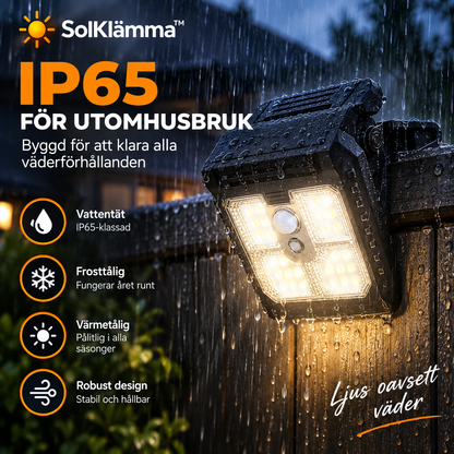 SolKlämma™ – Solcellsbelysning med rörelsesensor