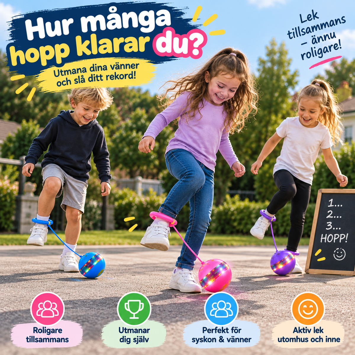 HoppKul™ – Aktiv hoppleksak för barn