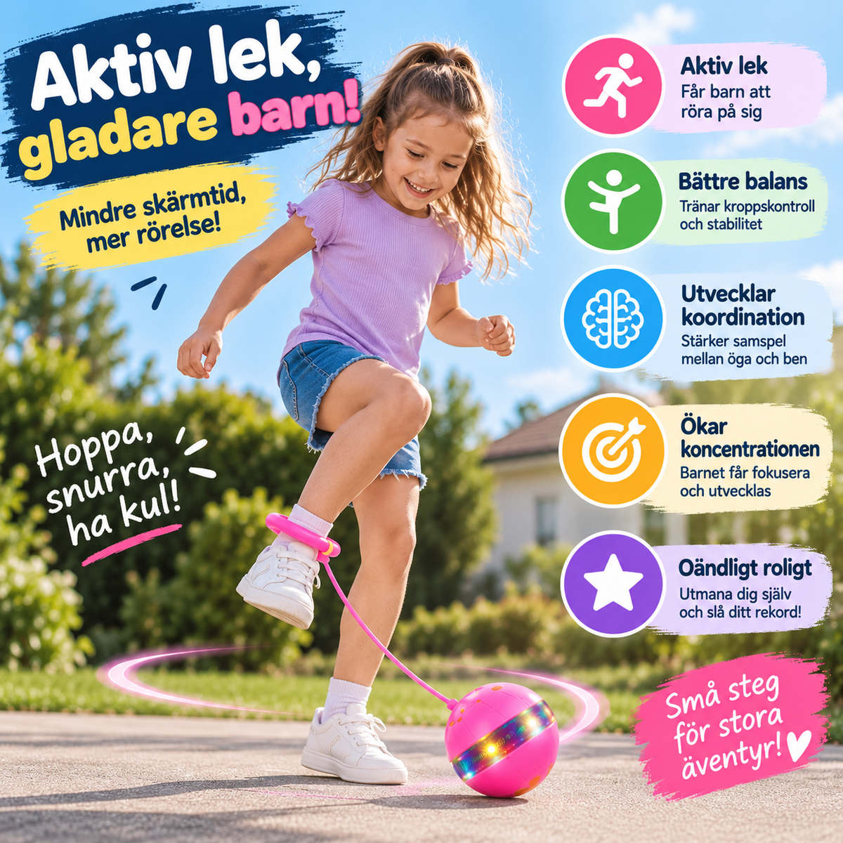 HoppKul™ – Aktiv hoppleksak för barn
