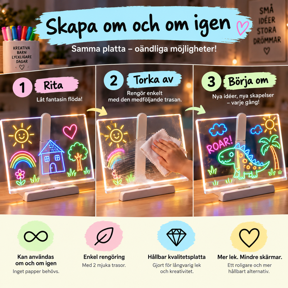 LysRita™ – Kreativ lek utan skärm