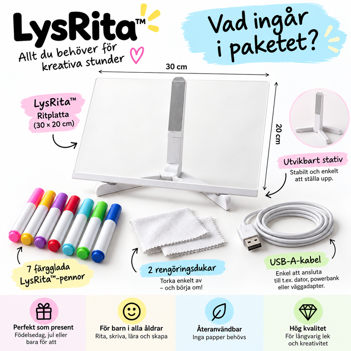 LysRita™ – Kreativ lek utan skärm