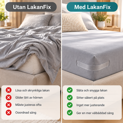 LakanFix™ – Håll lakanet sträckt och på plats