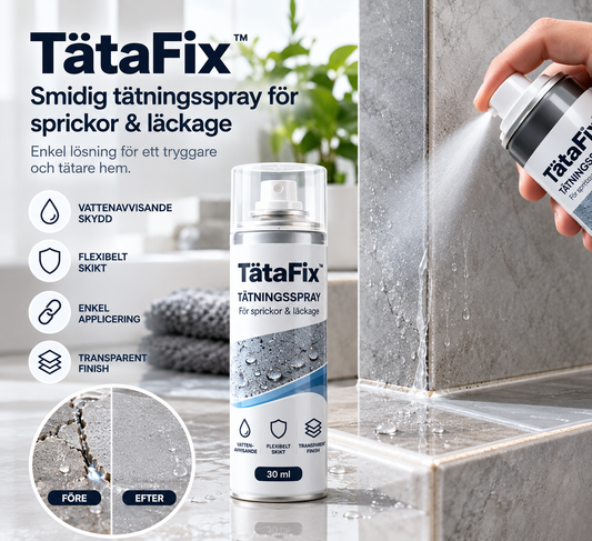 TätaFix™ – Smidig tätningsspray för sprickor & läckage