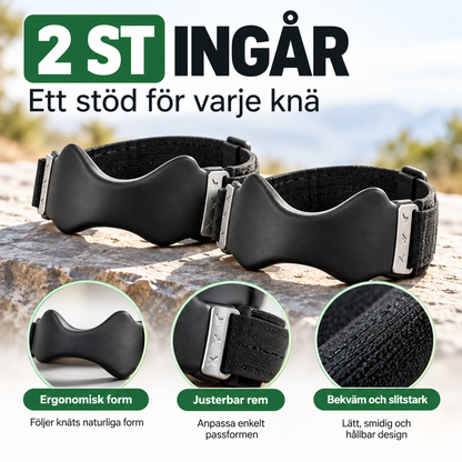 KnäStöd™ – Stabilt stöd för båda knäna | 2-pack