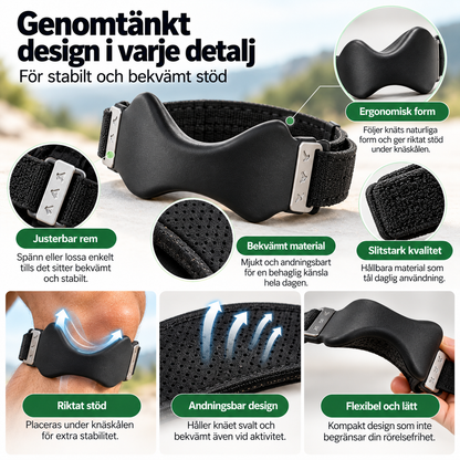 KnäStöd™ – Stabilt stöd för båda knäna | 2-pack