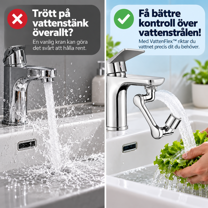 VattenFlex™ – 1440° roterande kranförlängare för enklare vardag