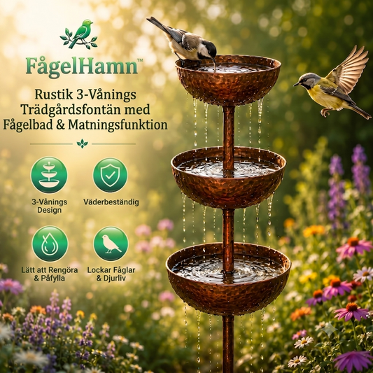 FågelHamn™- Skapa en levande och harmonisk trädgård med
