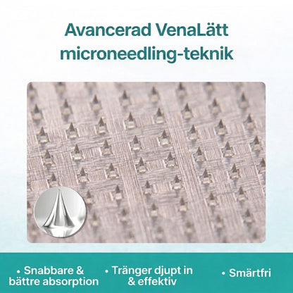 VenaLätt™  – Mikronål-patch för venstöd och lindring av tunga ben