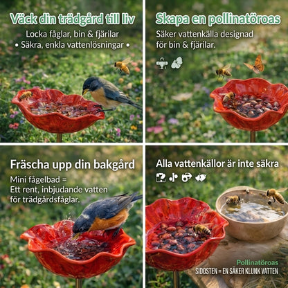 NordicBloom™ – Botanisk vattenstation för fåglar, bin och fjärilar