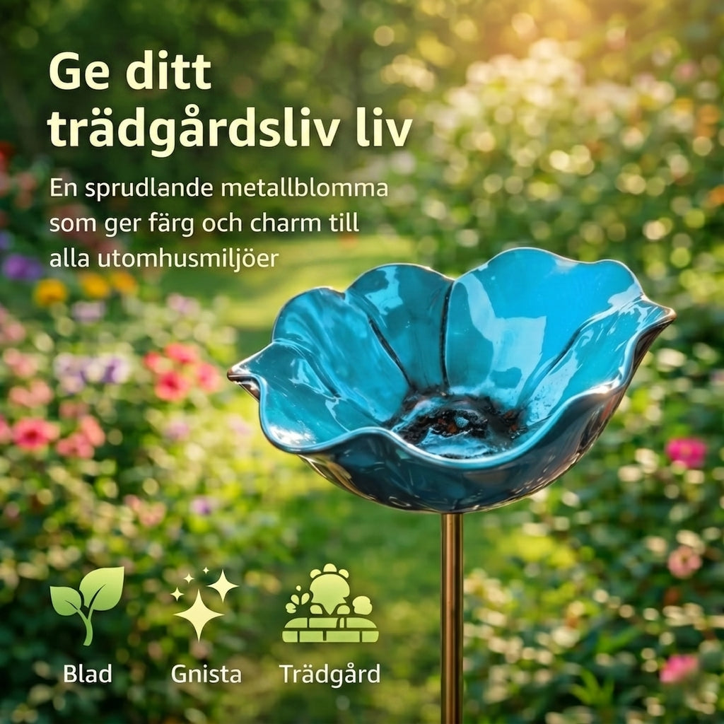 NordicBloom™ – Botanisk vattenstation för fåglar, bin och fjärilar
