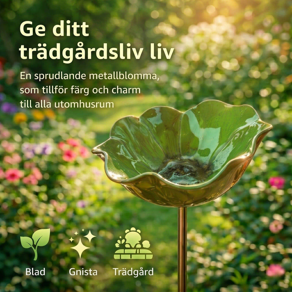 NordicBloom™ – Botanisk vattenstation för fåglar, bin och fjärilar