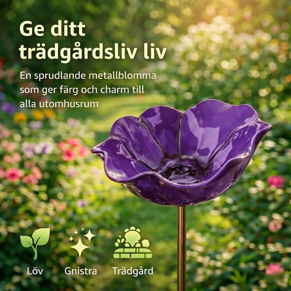 NordicBloom™ – Botanisk vattenstation för fåglar, bin och fjärilar