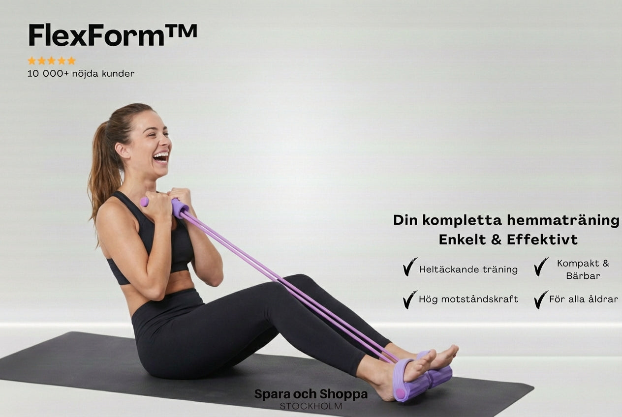 FlexForm™ | Fitness-Set — Effektiv träning hemma på 15 minuter