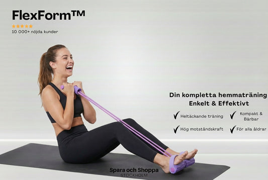 FlexForm™ | Fitness-Set — Effektiv träning hemma på 15 minuter