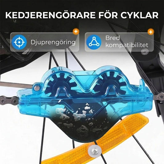 Kedjeskrub™ – Snabb och enkel universalrengörare för kedjor