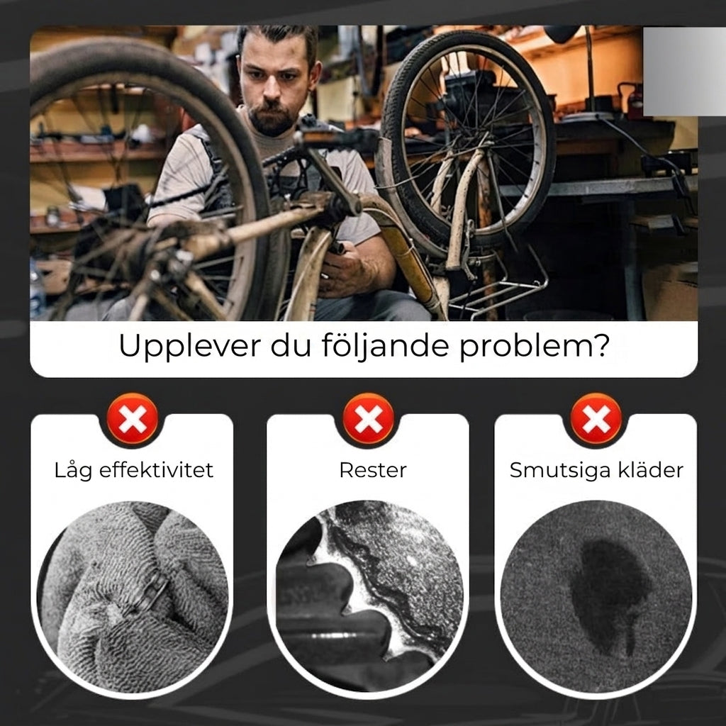 Kedjeskrub™ – Snabb och enkel universalrengörare för kedjor