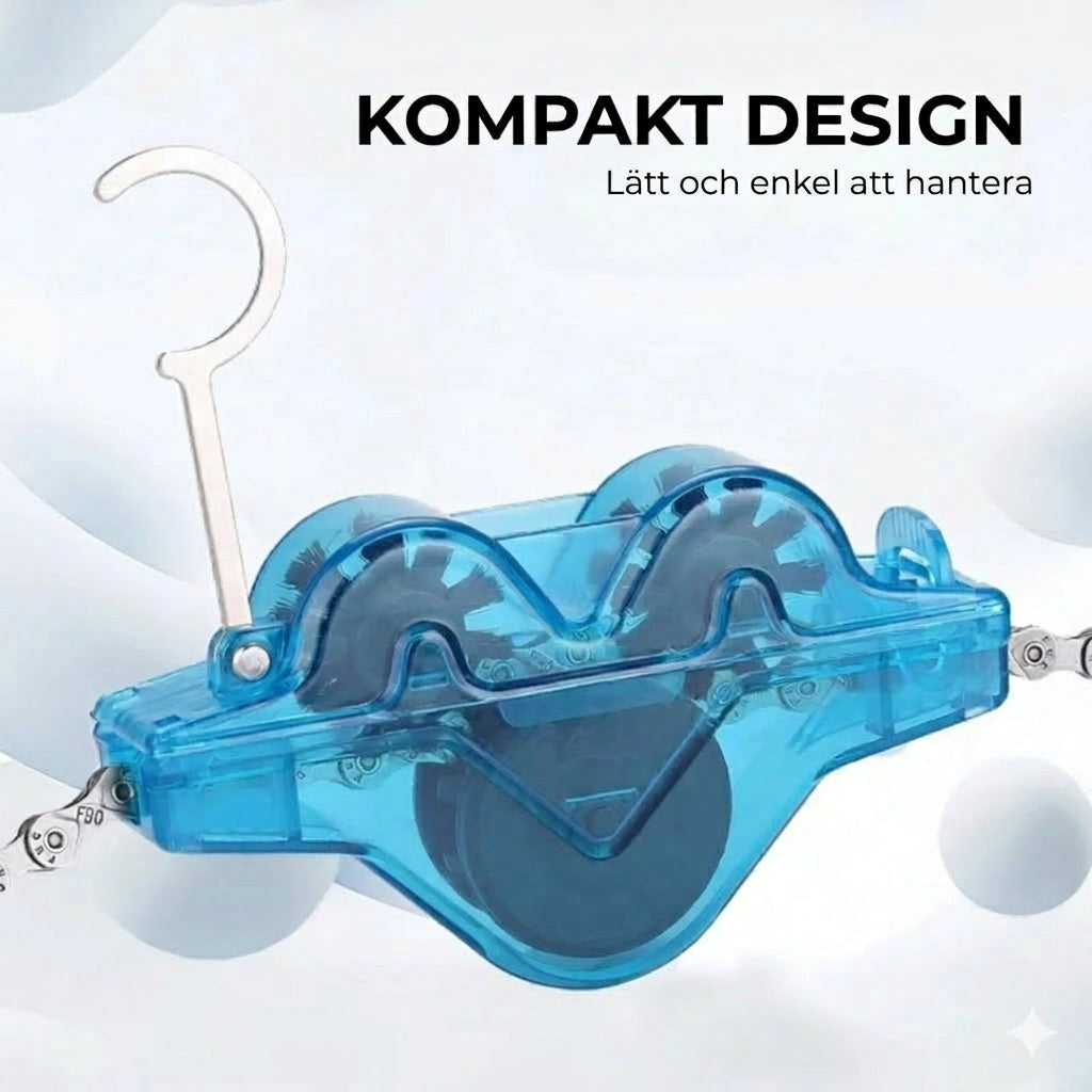Kedjeskrub™ – Snabb och enkel universalrengörare för kedjor