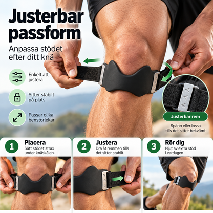KnäStöd™ – Stabilt stöd för båda knäna | 2-pack