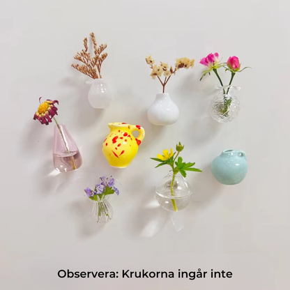 Magnatvas™ – Litet blomvas till kylskåpet