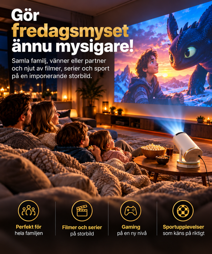 CineLux™ – Smart 4K Projektor för Hemmabio