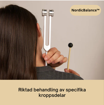 NordicBalance™ 128 Hz stämgaffel – För personer med spänningar och stress i kroppen och musklerna