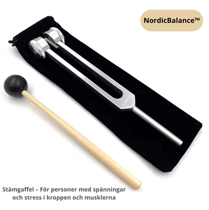 NordicBalance™ 128 Hz stämgaffel – För personer med spänningar och stress i kroppen och musklerna